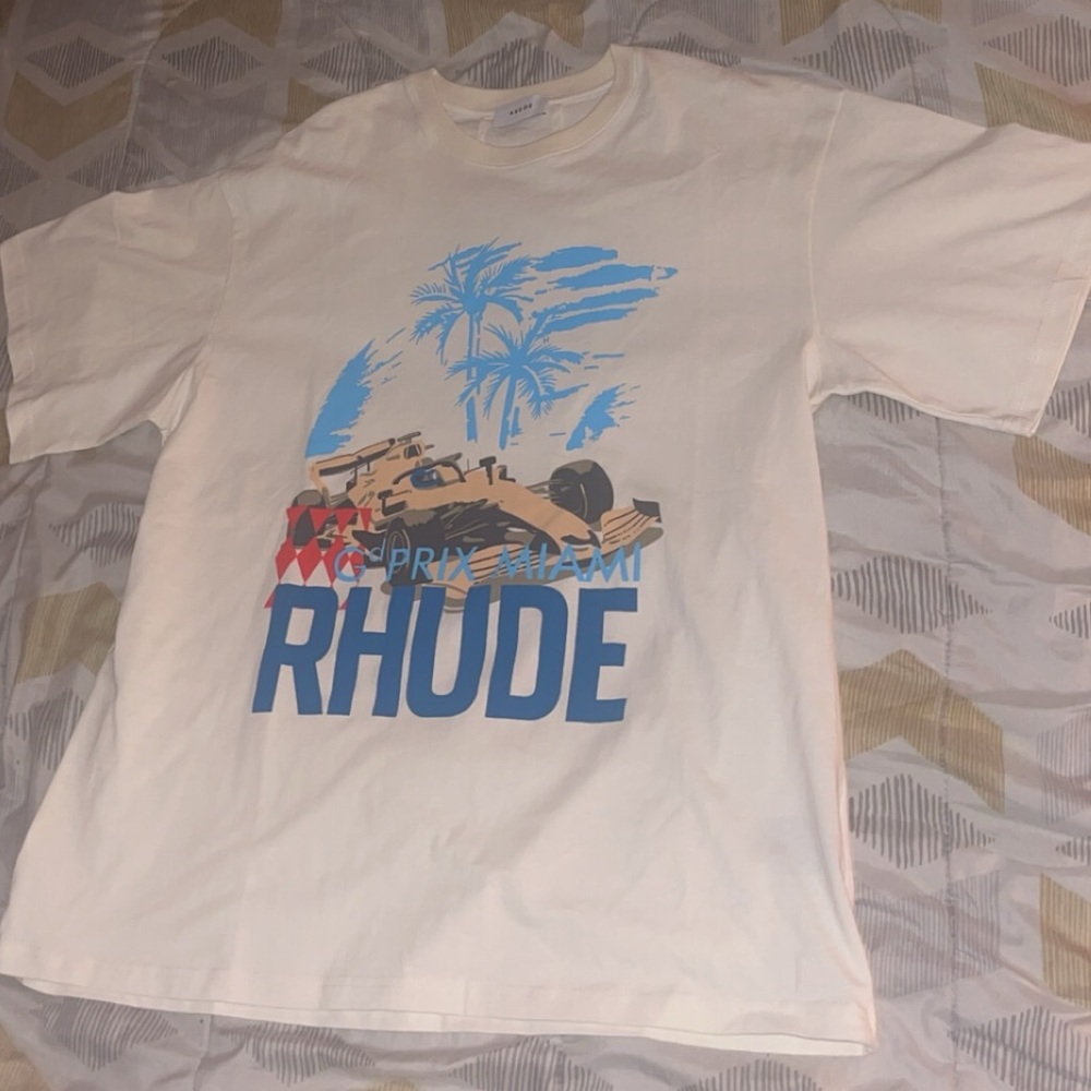 light tan rhude shirt